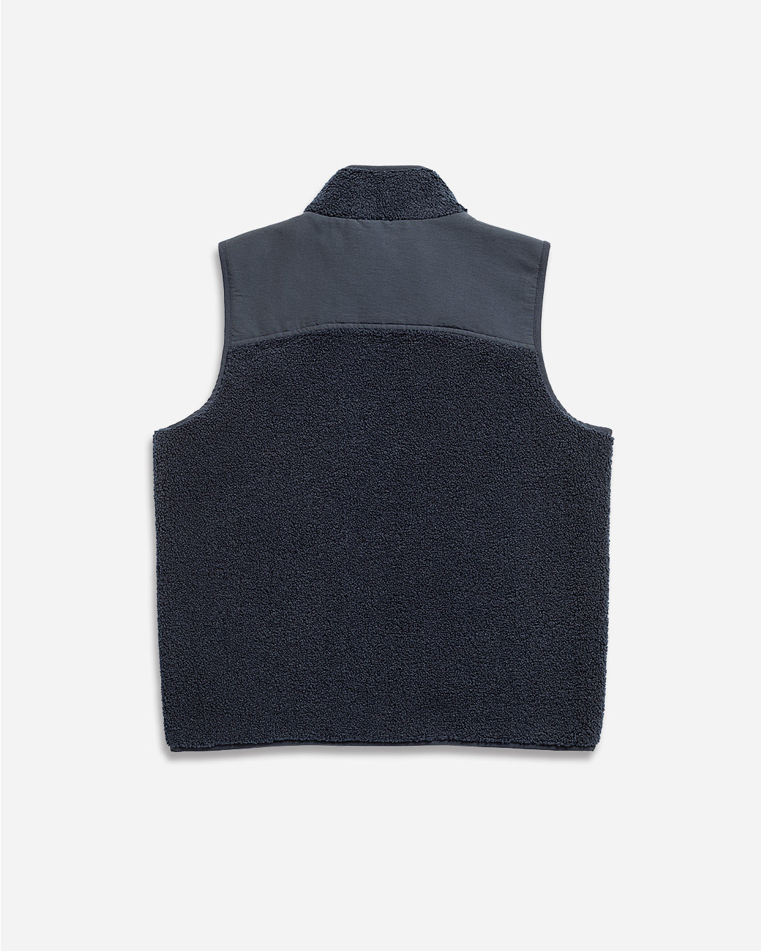 Dk Navy Thompson Sherpa Vest Mens Temperature Regulated Vest Sherpa Soft Construction Utility Zippers Outdoor Vest