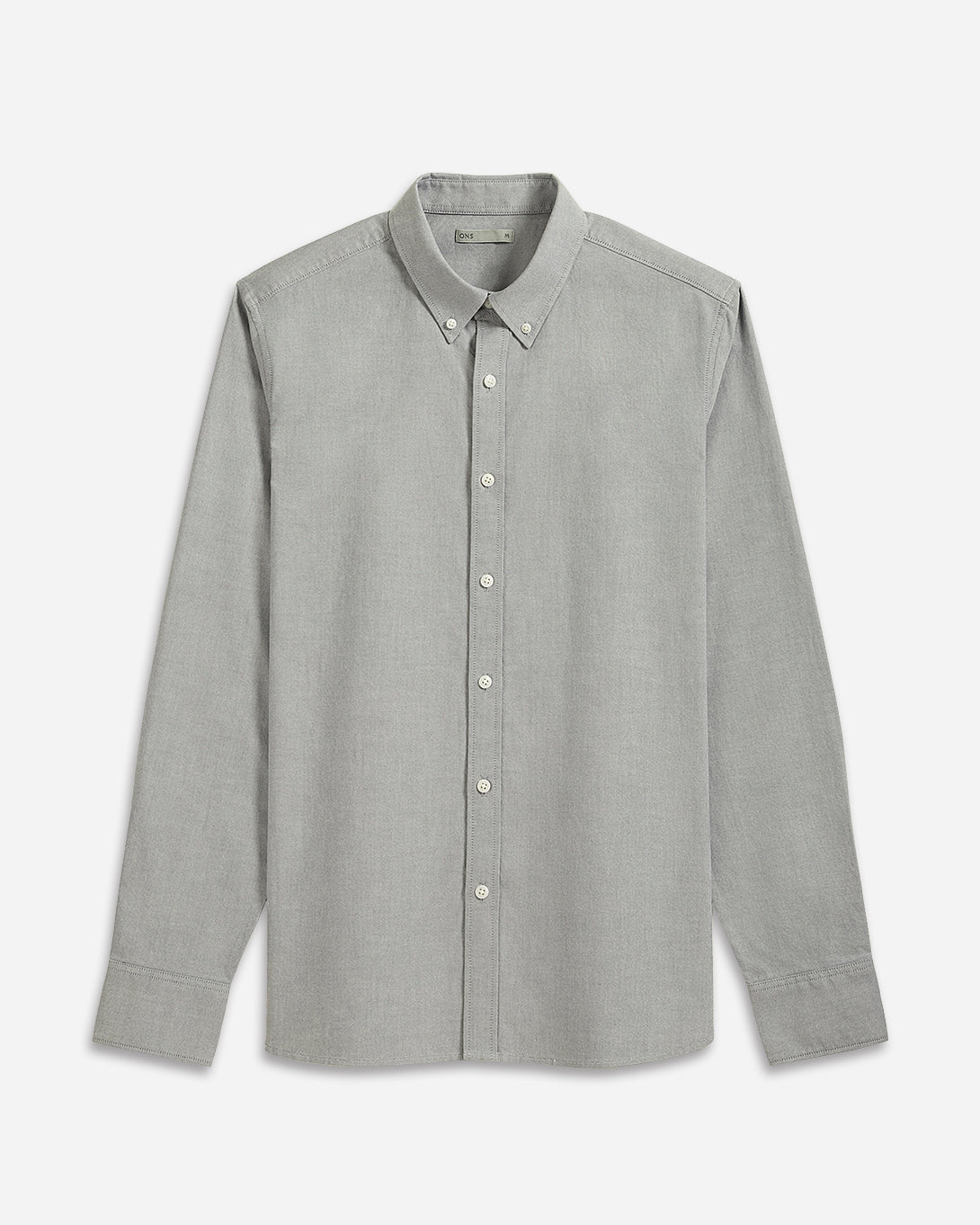 Black Fulton Oxford Shirt Mens Button Down Collar Shirt Oxford Cotton Fabric Casual Dress Shirt Simple Workwear Long Sleeve Shirting