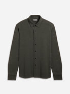 Peat Darcy Slub Waffle Shirt Mens Waffle Textured Knit Button Up Shirt Waffle Design Comfort Stretch Shirt Collared