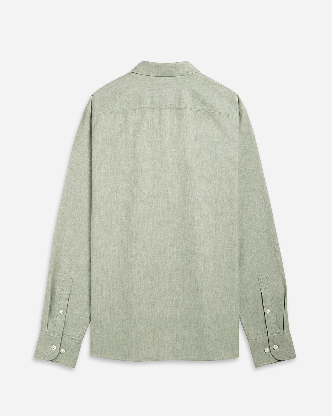 Moss Green Heather Fulton Heather Oxford Shirt Mens Oxford Button Down Dress Shirt Work Long Sleeve Shirt Button Collar Heather Oxford