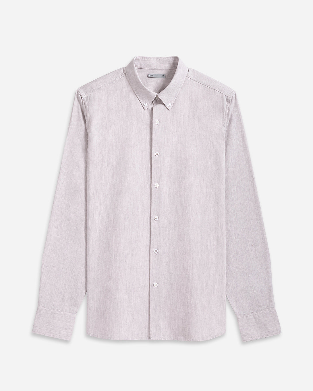 Dusty Purple Heather Heather Fulton Heather Oxford Shirt Mens Oxford Button Down Dress Shirt Work Long Sleeve Shirt Button Collar Heather Oxford