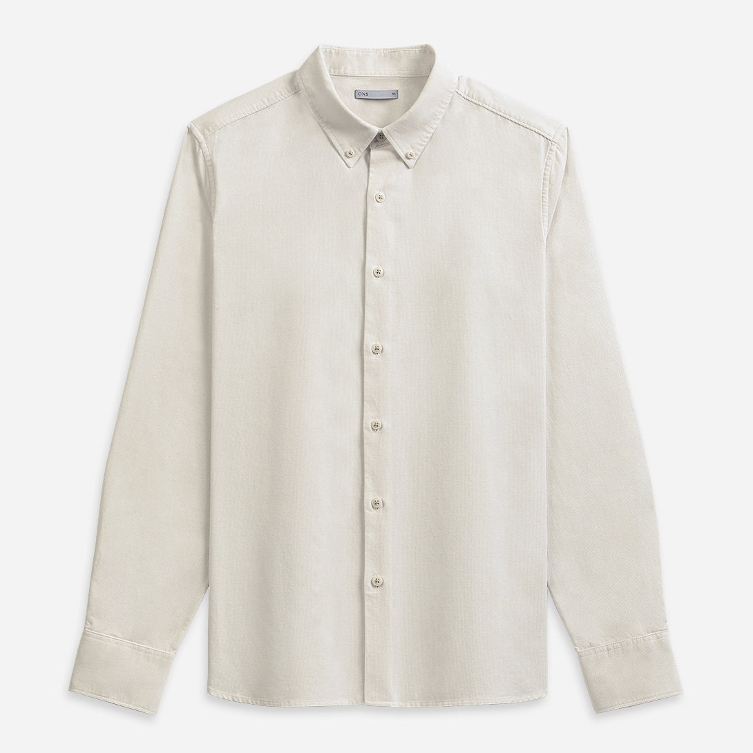Off White Fulton Corduroy Shirt Mens Button Down Corduroy Shirt Lightweight Seasonal Corduroy Long Sleeve