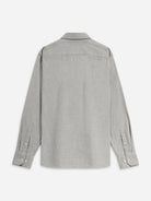 Grey Heather Arik Flannel Shirt Mens Point Collar Flannel Shirt Casual Button Up Shirt Soft Fabric