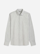 Lt Grey Heather Adrian Heather Oxford Shirt Spread Collar Oxford Dress Shirt Casual Formal Button Up Long Sleeve Work Shirt