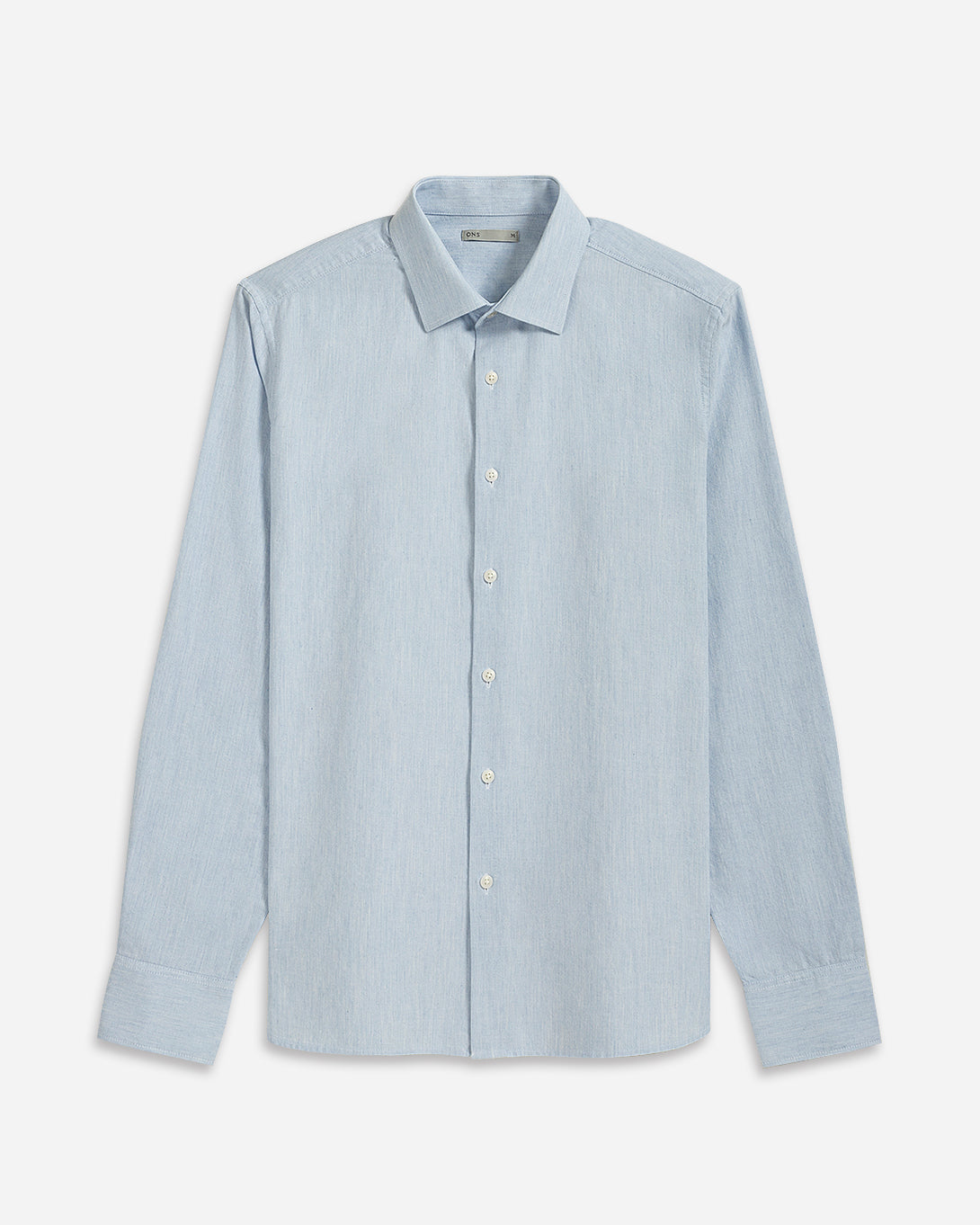 Lt Blue Heather Adrian Heather Oxford Shirt Spread Collar Oxford Dress Shirt Casual Formal Button Up Long Sleeve Work Shirt