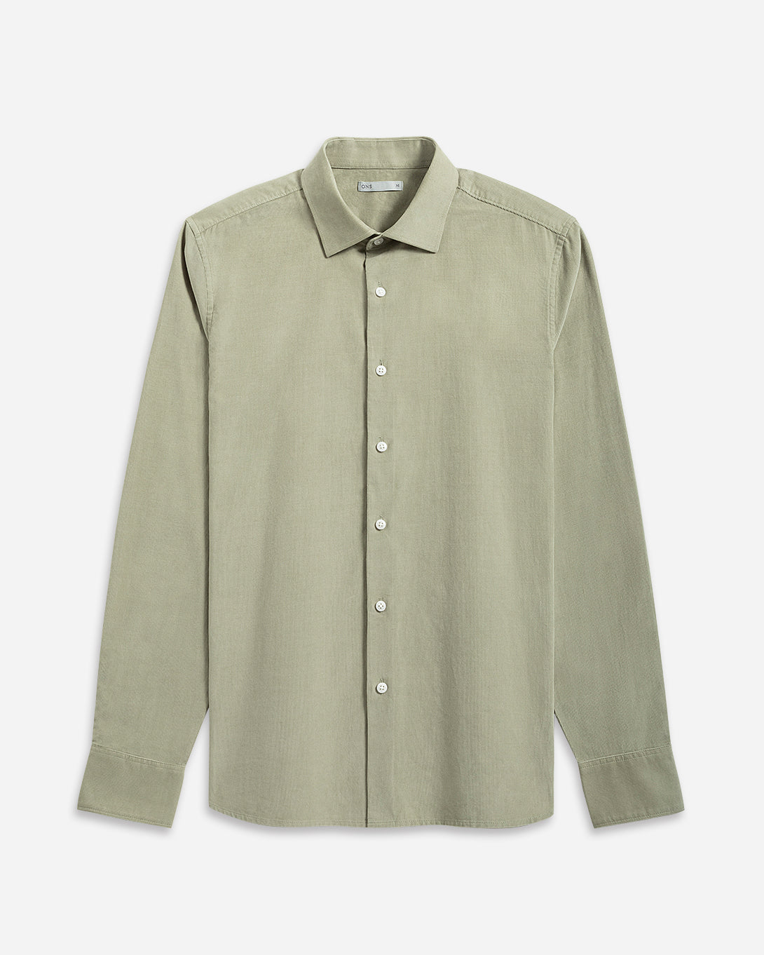 Seagrass Adrian Corduroy Shirt Mens Button Up Spread Collar Shirt Lightweight Corduroy