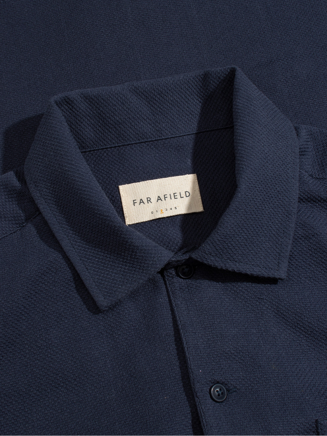 Navy Heitor Knitted Shirt Mens Short Sleeve Button Up Shirt Knit Far Afield