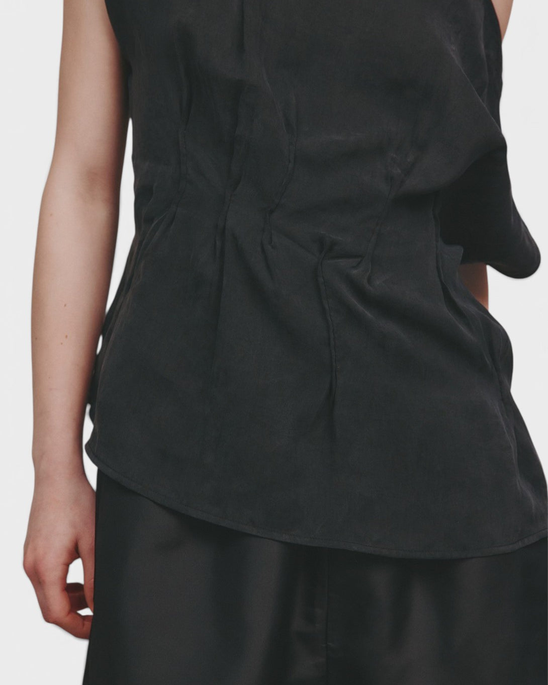 Black Gaia Top Womens Tencel Top Marle