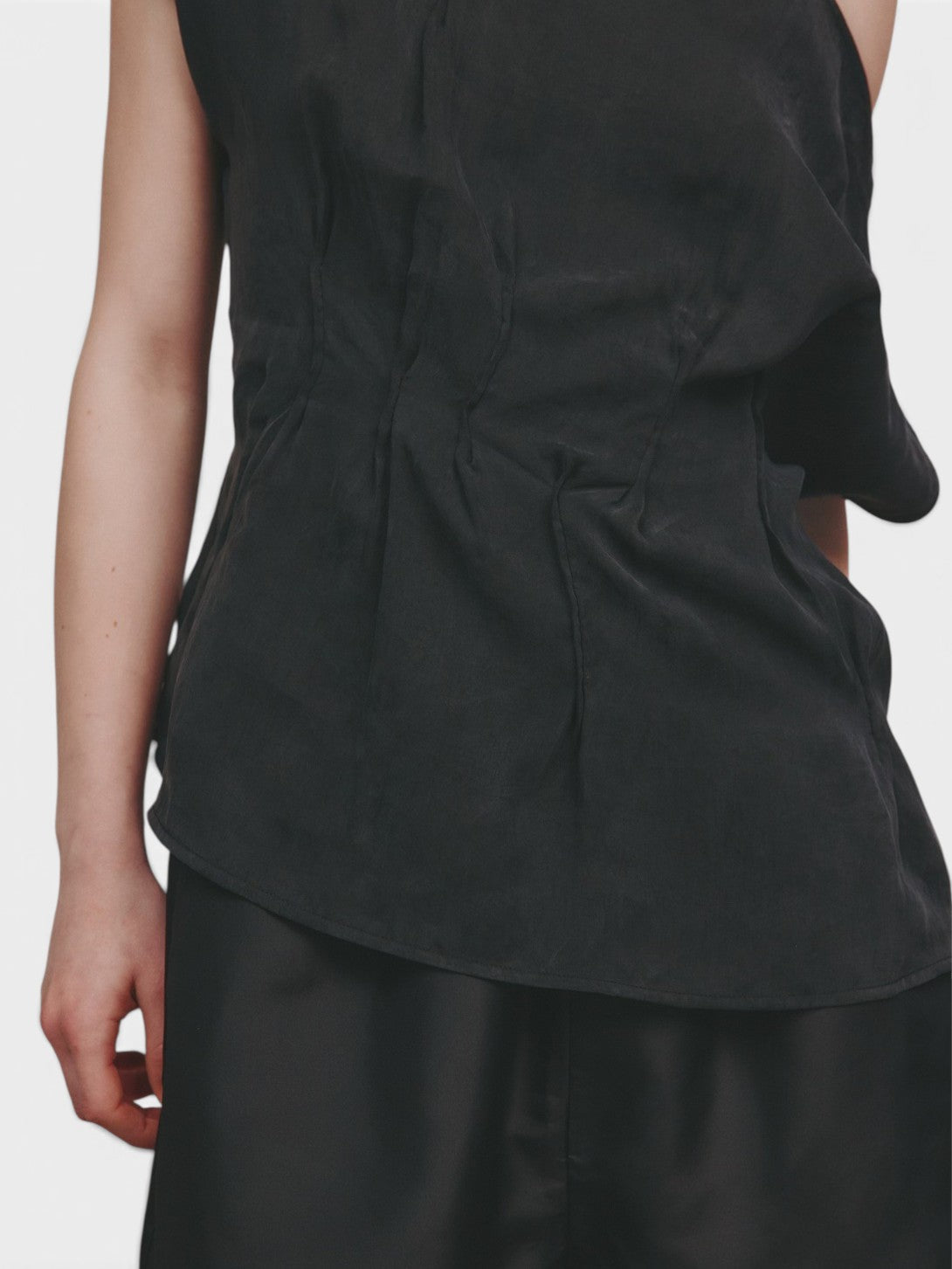 Black Gaia Top Womens Tencel Top Marle