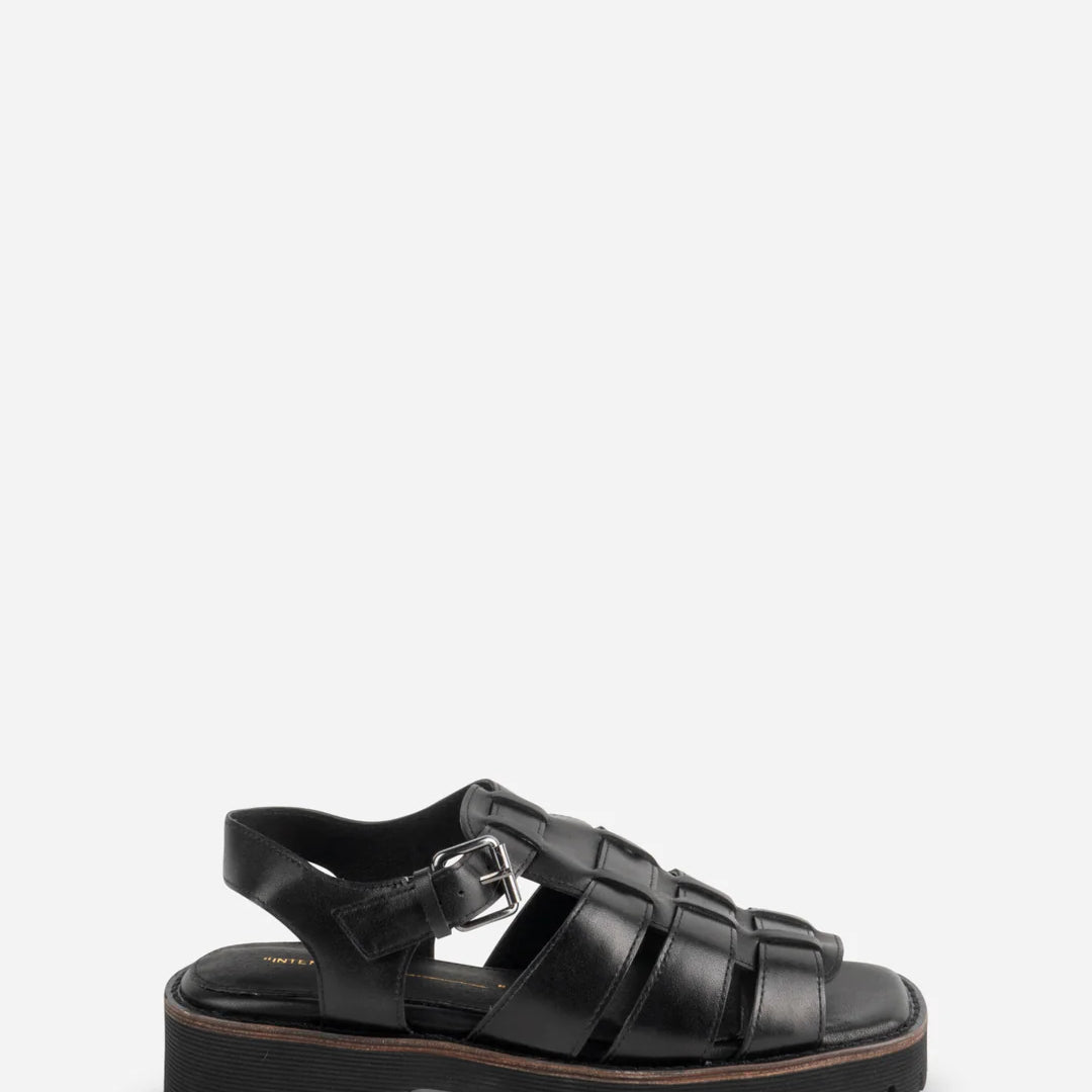 Black Haddie Vagabond Womens Sandals