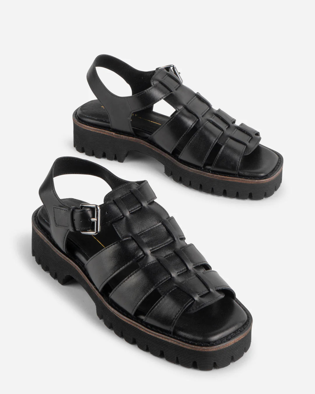 Black Haddie Vagabond Womens Sandals