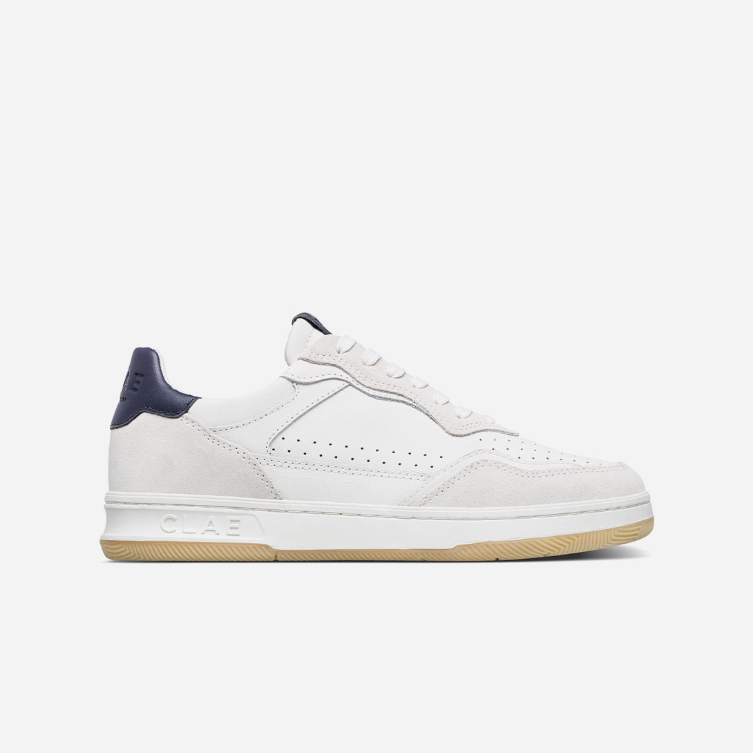 White Navy Light Natural Gum Haywood Clae Shoes Clae Footwear Los Angeles