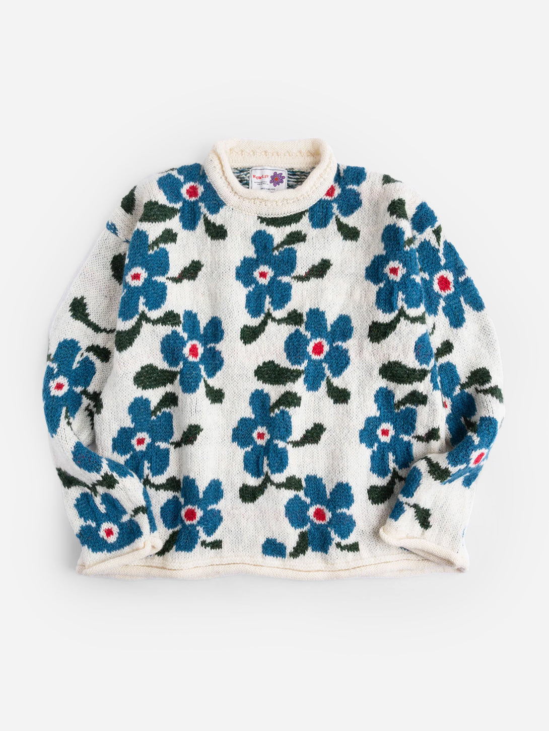 Galaxy Flowers in Space Womens Flower Print Pullover Sweater