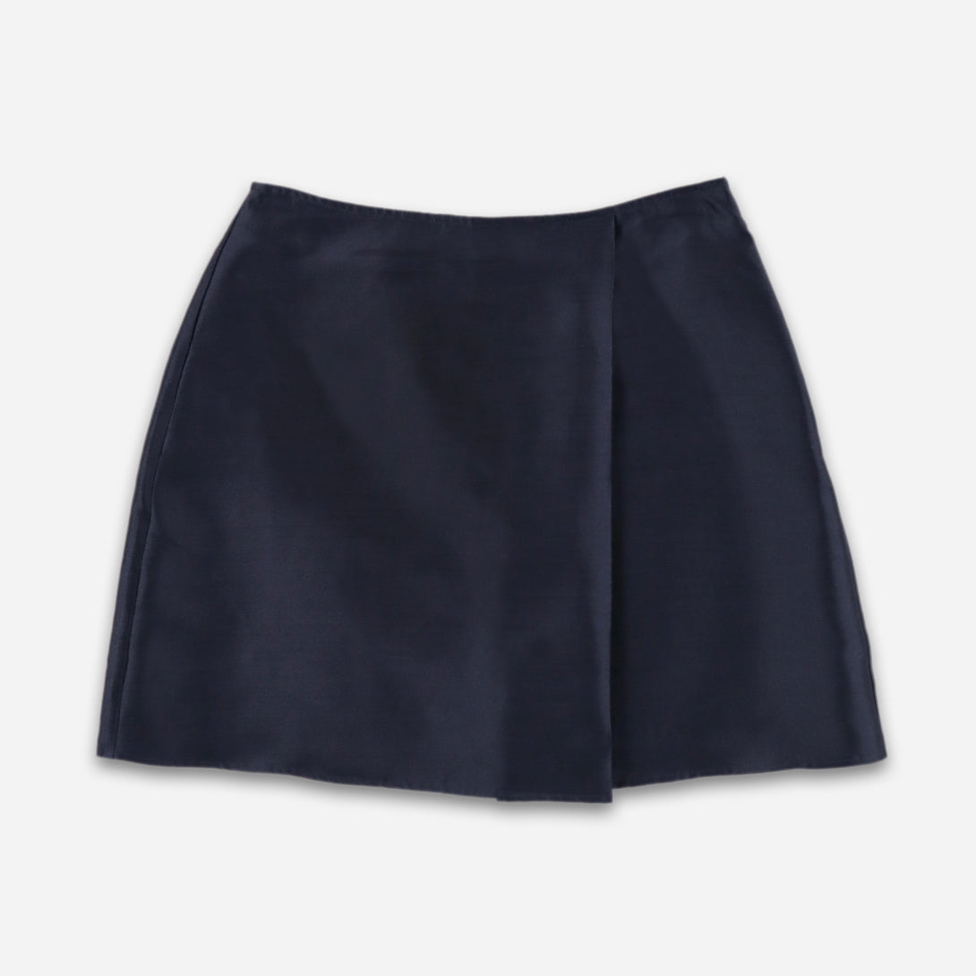 Navy Piper Skirt Marle Mini Skirt Navy Skirt