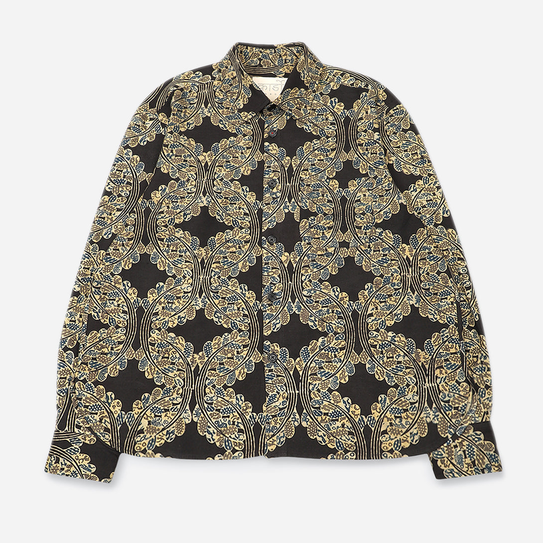 AJK25 Luis Shirt Mens Mini Checkered Kardo Button Up Woven Shirt Patterned