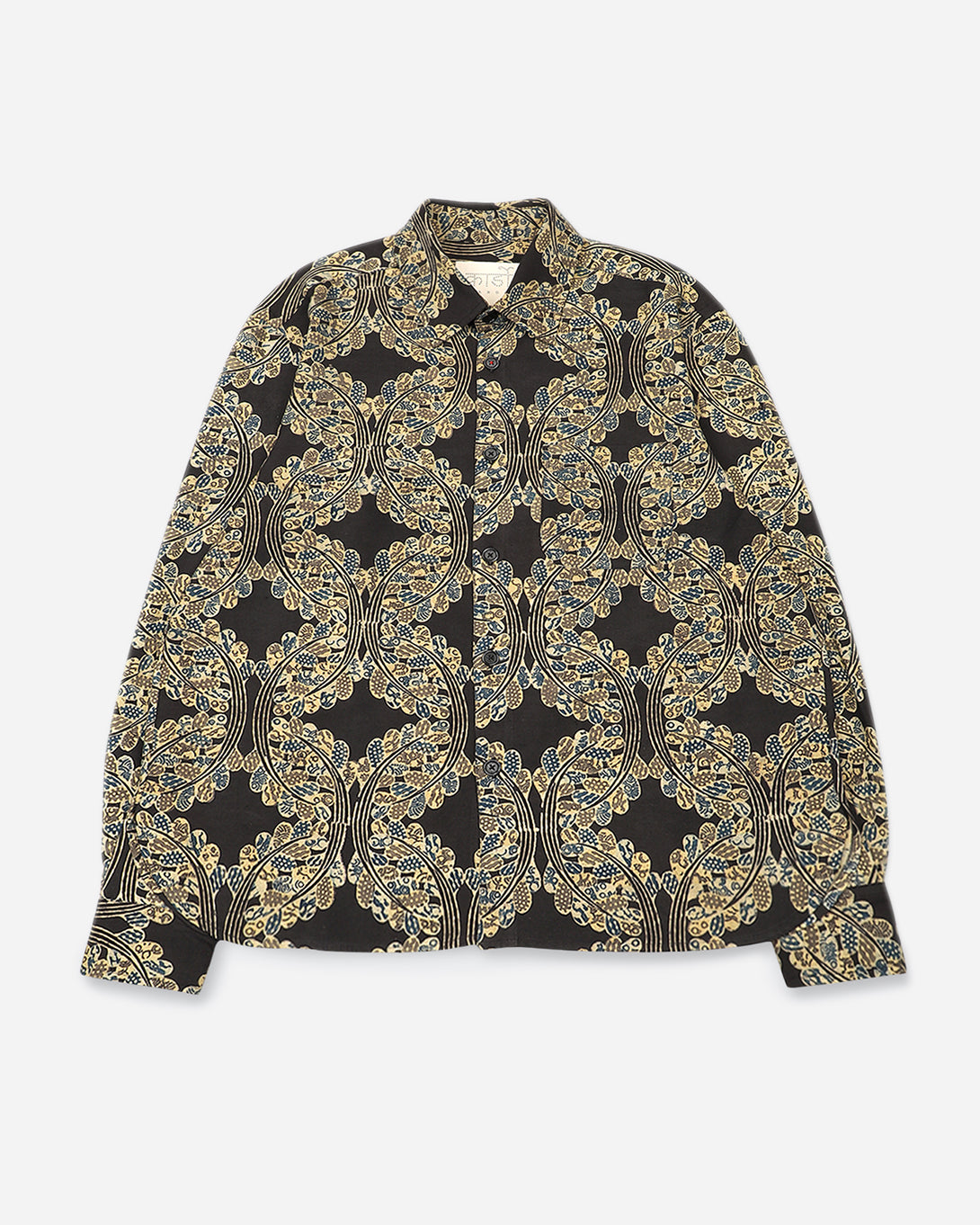 AJK25 Luis Shirt Mens Mini Checkered Kardo Button Up Woven Shirt Patterned