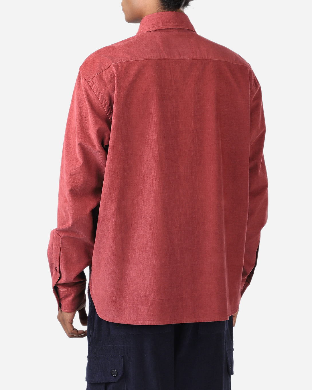 Living Coral Luis Cord Shirt Mens Kardo Corduroy Button Up Shirt