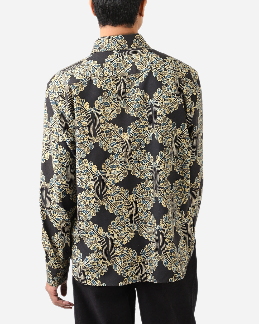 AJK25 Luis Shirt Mens Mini Checkered Kardo Button Up Woven Shirt Patterned