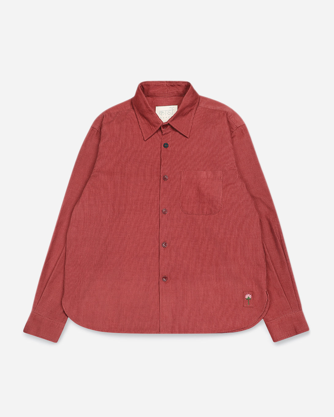 Living Coral Luis Cord Shirt Mens Kardo Corduroy Button Up Shirt