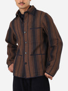 Ganache Paris Jacket Mens Heavy Over Shirt Jacket Kardo Mens Outerwear Button Up Flannel