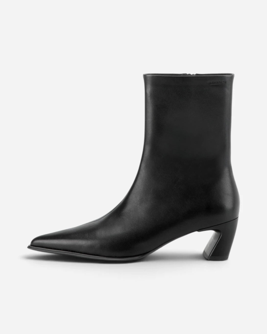 Black Ilona Womens Leather Ankle Boots Vagabond