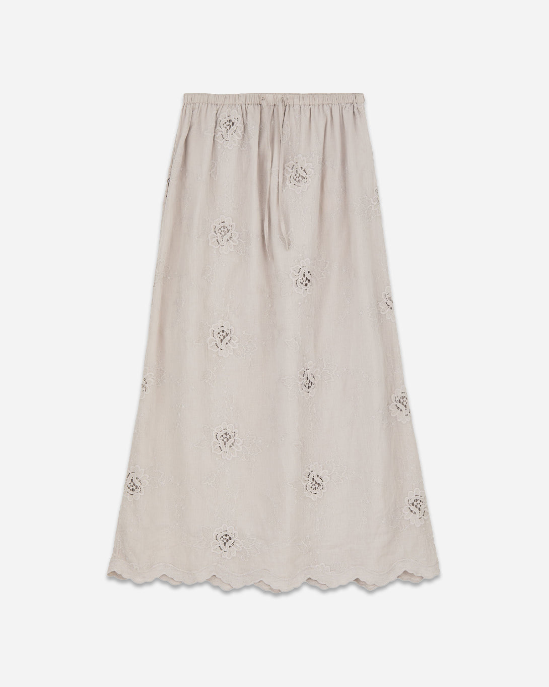 Dusty Lavender Isla Skirt Skall Studio Womens Textured Skirt Long Skirt
