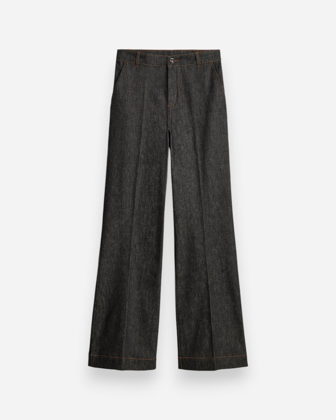 Denim Brut Nori California Womens Pleated Denim Pants Relaxed Fit Soeur Clothing