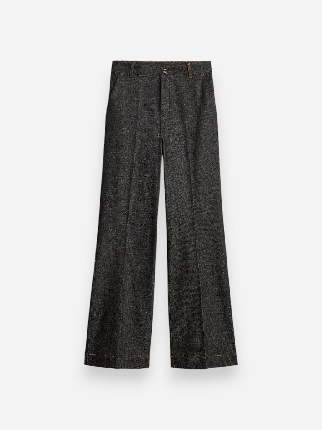 Denim Brut Nori California Womens Pleated Denim Pants Relaxed Fit Soeur Clothing