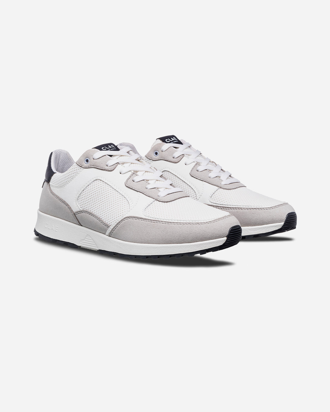 Microchip White Navy Joshua Clae Shoes Mens Clae Footwear Los Angeles