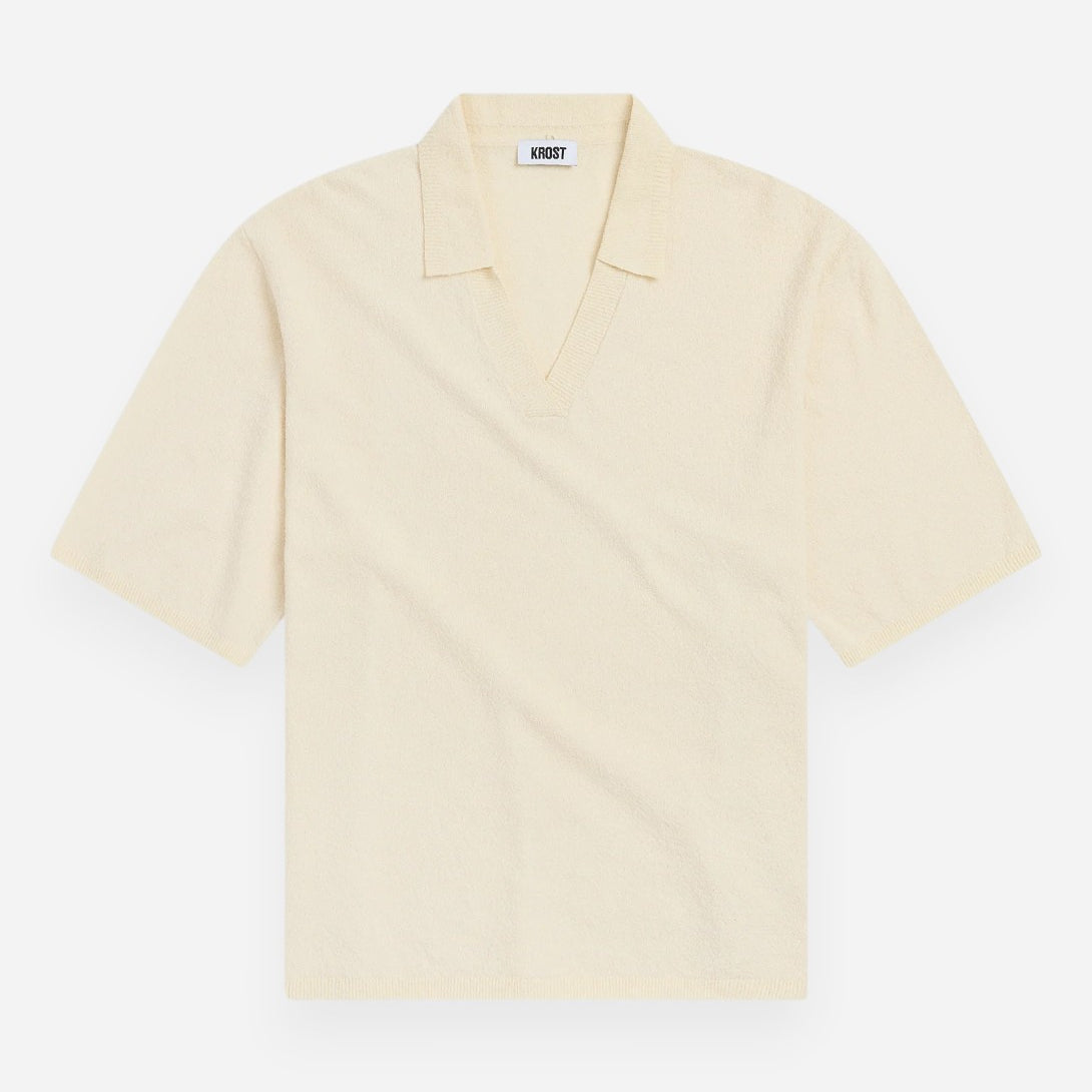 Crepe Knit Polo