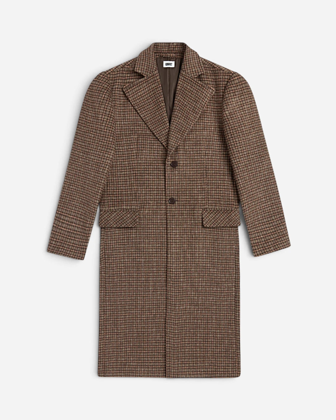 Raindrum Single Breasted Wool Overcoat Mens Oversized Wool Overcoat Krost Clothing