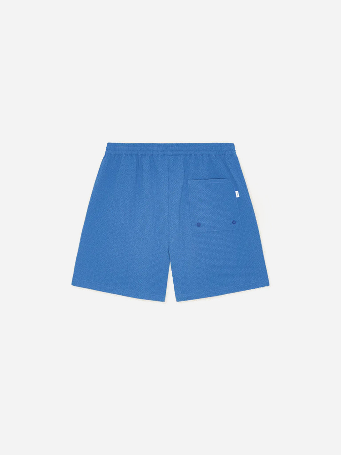 Palace Blue Stan Seersucker Swim Shorts Mens Drawstring Polyester Swim Shorts Les Deux