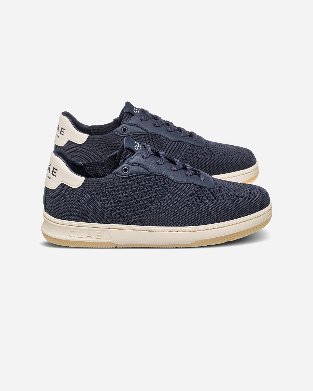 Navy Cactus Malone Knit Clae Sneakers Clae Footwear Los Angeles