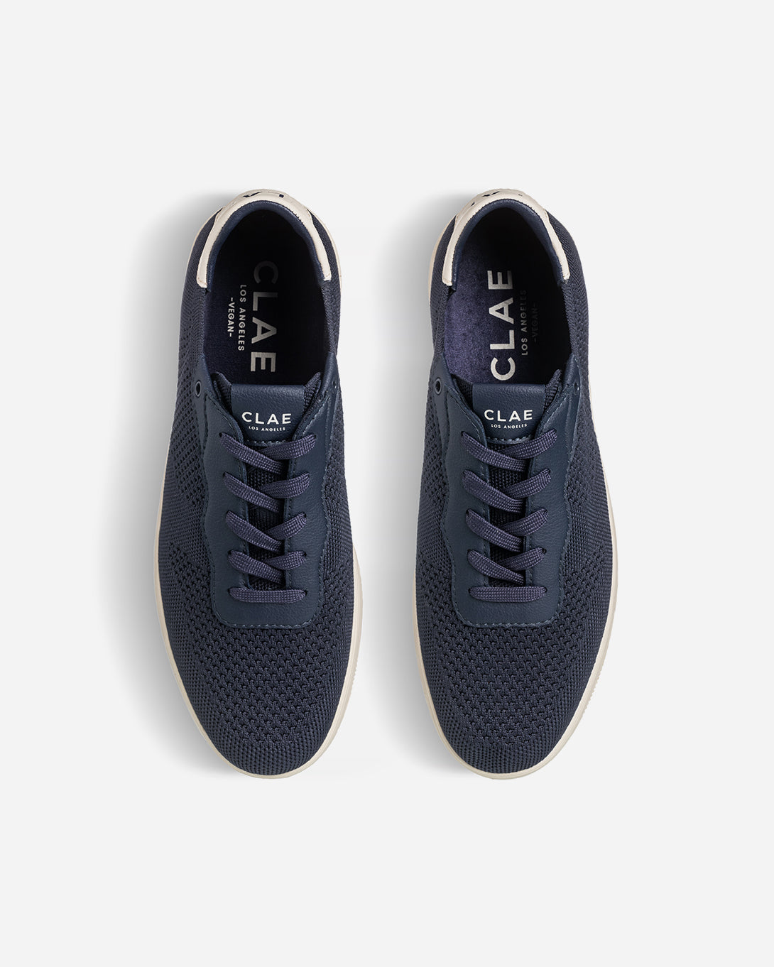 Navy Cactus Malone Knit Clae Sneakers Clae Footwear Los Angeles