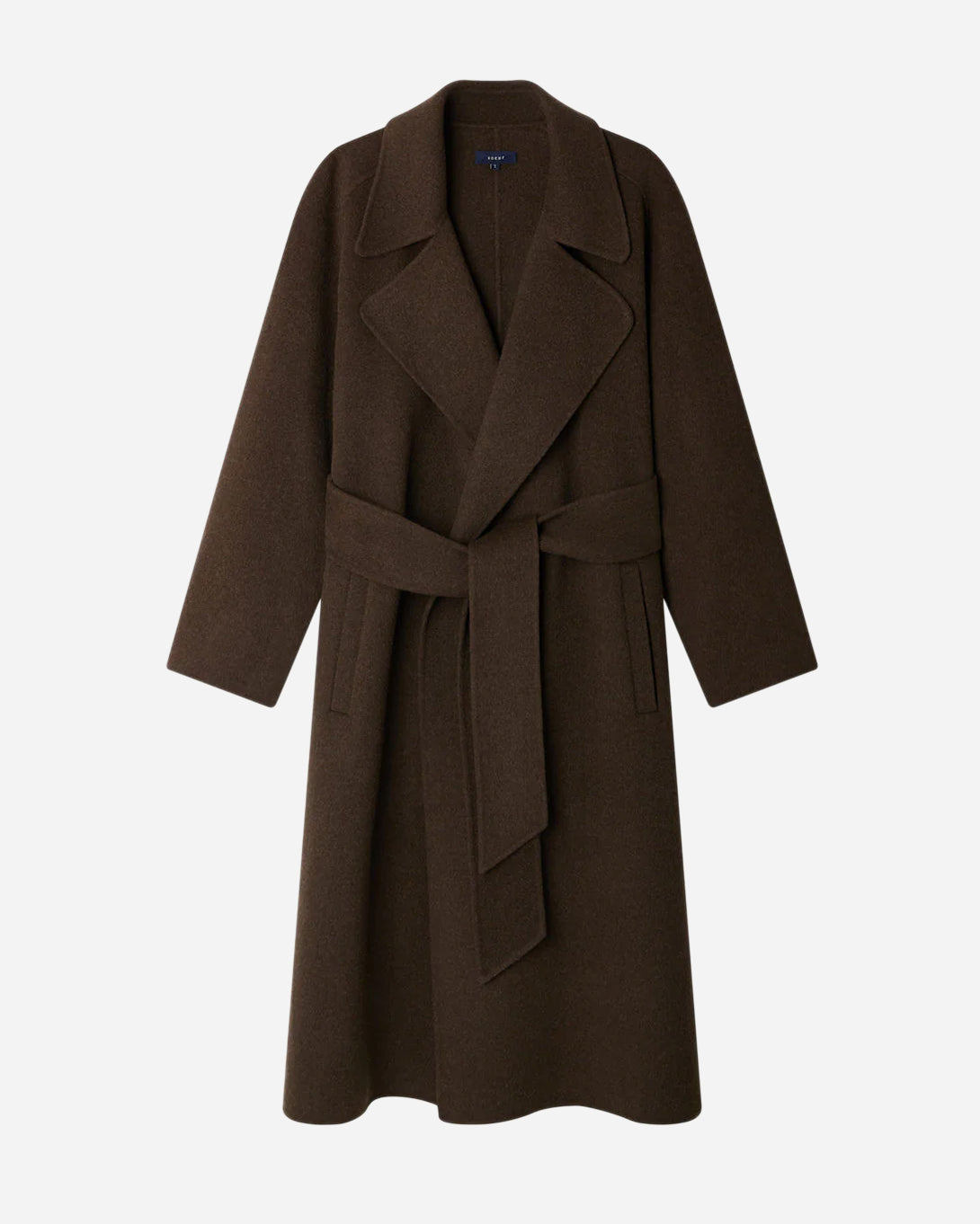 Kaki Brun Harvard Womens Long Coat Brown Soeur
