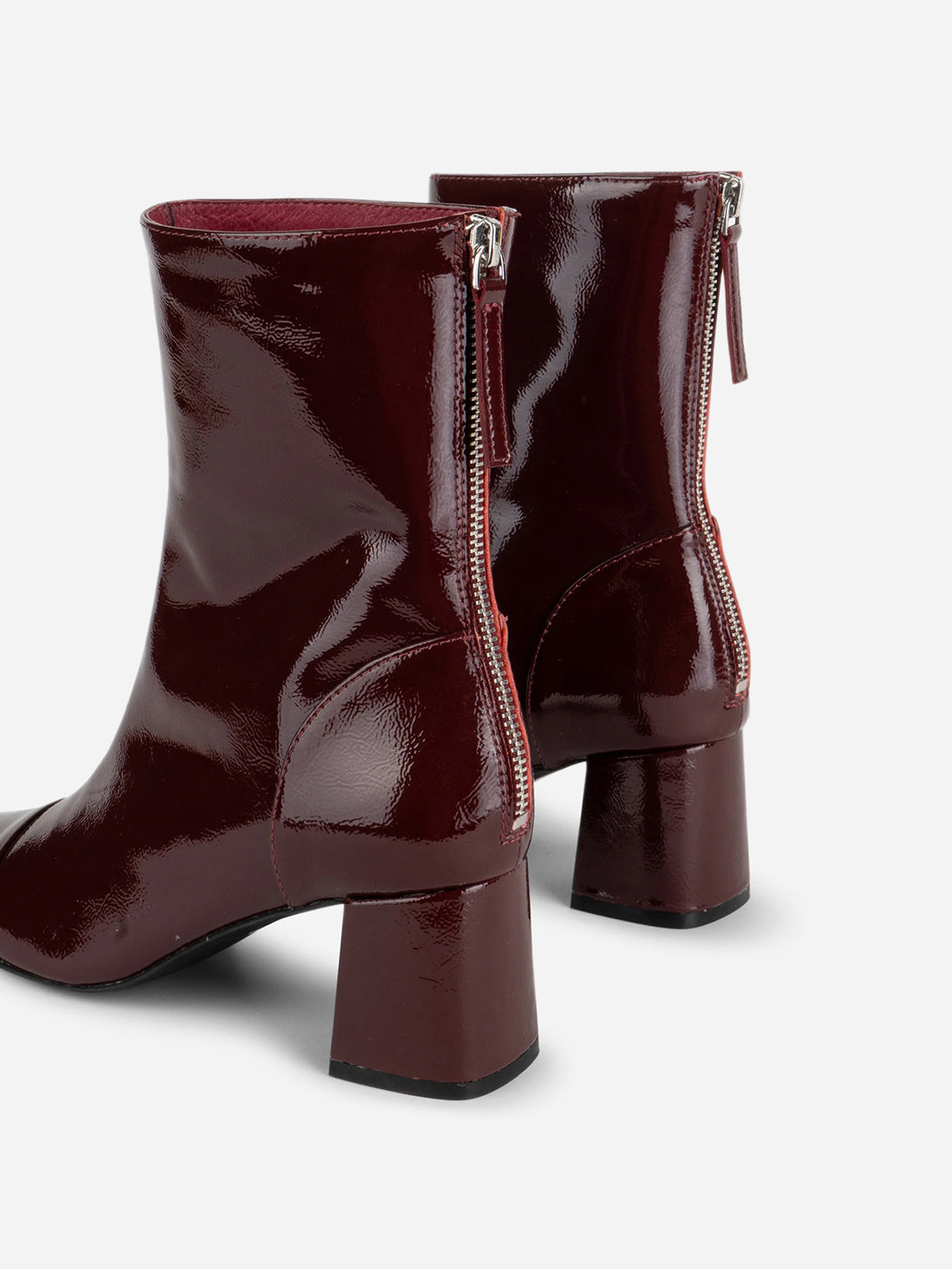 Merlot Mila Womens Intentionally Blank Leather High Boots