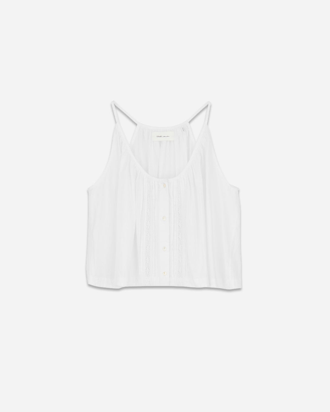 White Magnolia Blouse Skall Studio Womens Summer Blouse Lightweight White Top