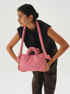 Cotton Red Stripe Mini Ona Bag by Olend Lightweight Weatherproof Bag