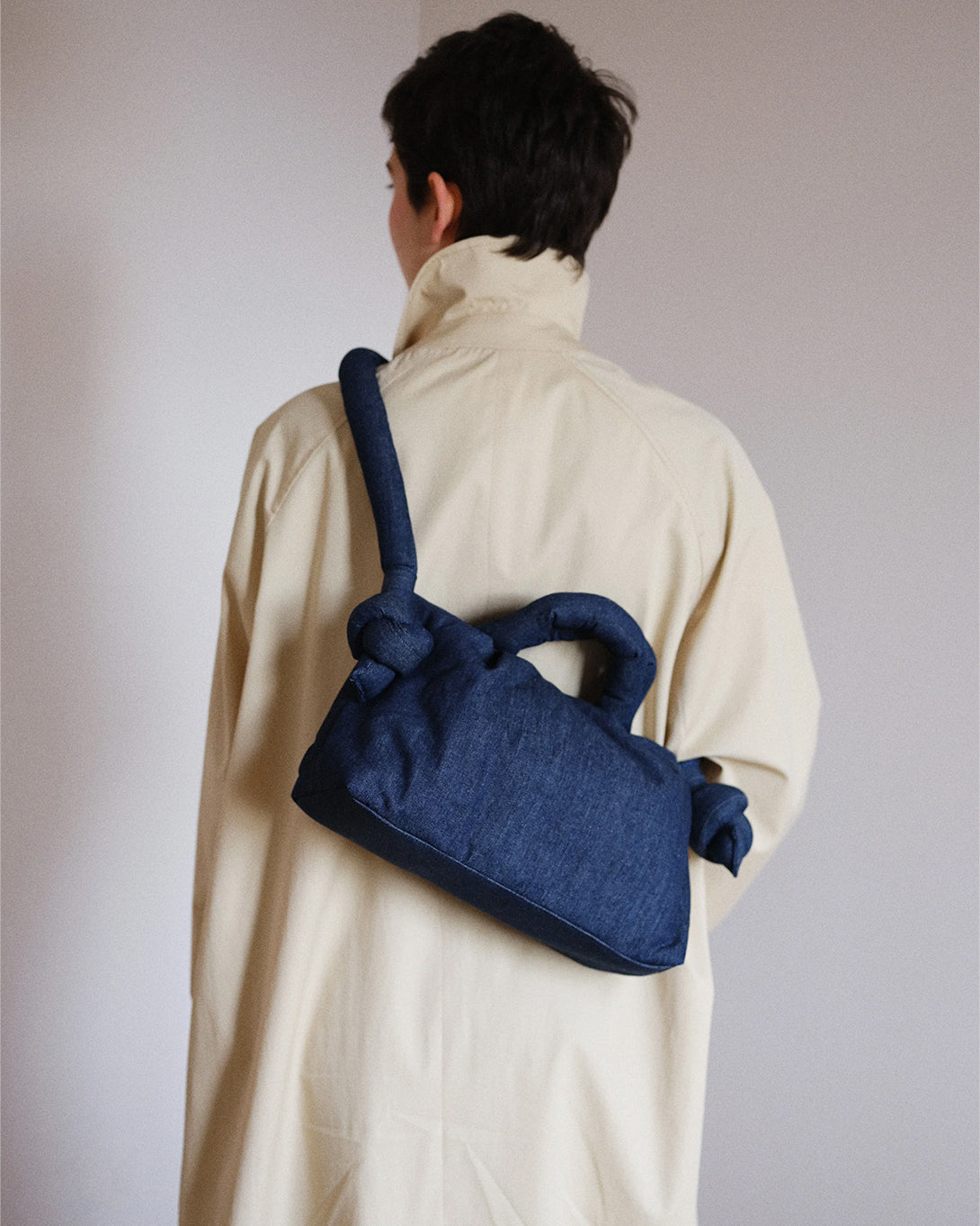 Denim Mini Ona Bag by Olend Lightweight Weatherproof Bag