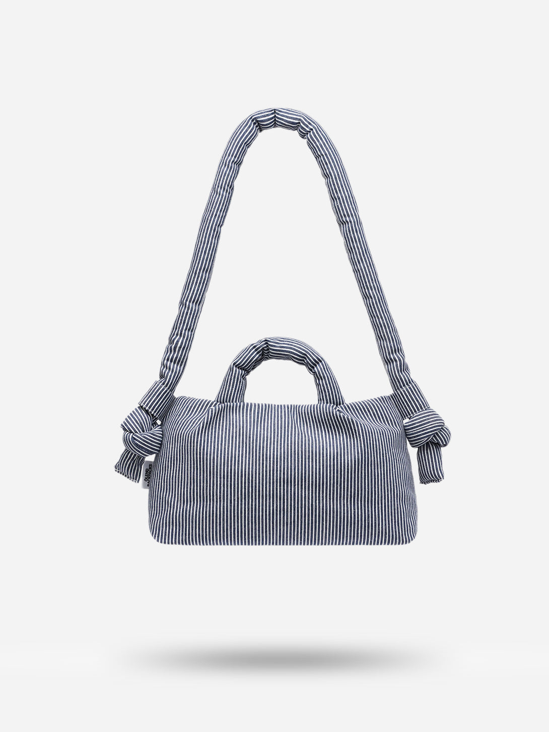 Cotton Navy Stripe Mini Ona Bag by Olend Lightweight Weatherproof Bag