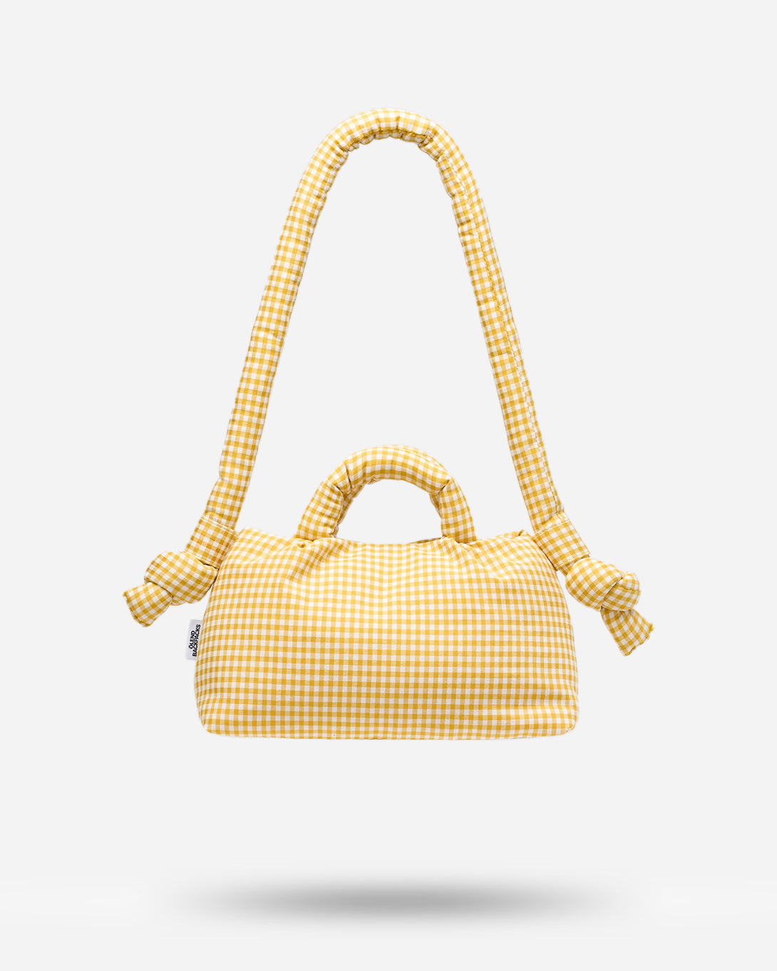 Vichy Yellow Mini Ona Bag by Olend Lightweight Weatherproof Bag