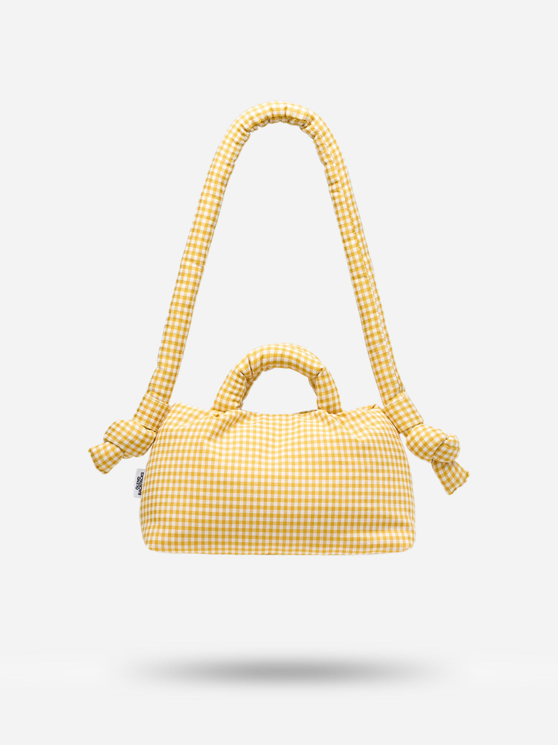 Vichy Yellow Mini Ona Bag by Olend Lightweight Weatherproof Bag