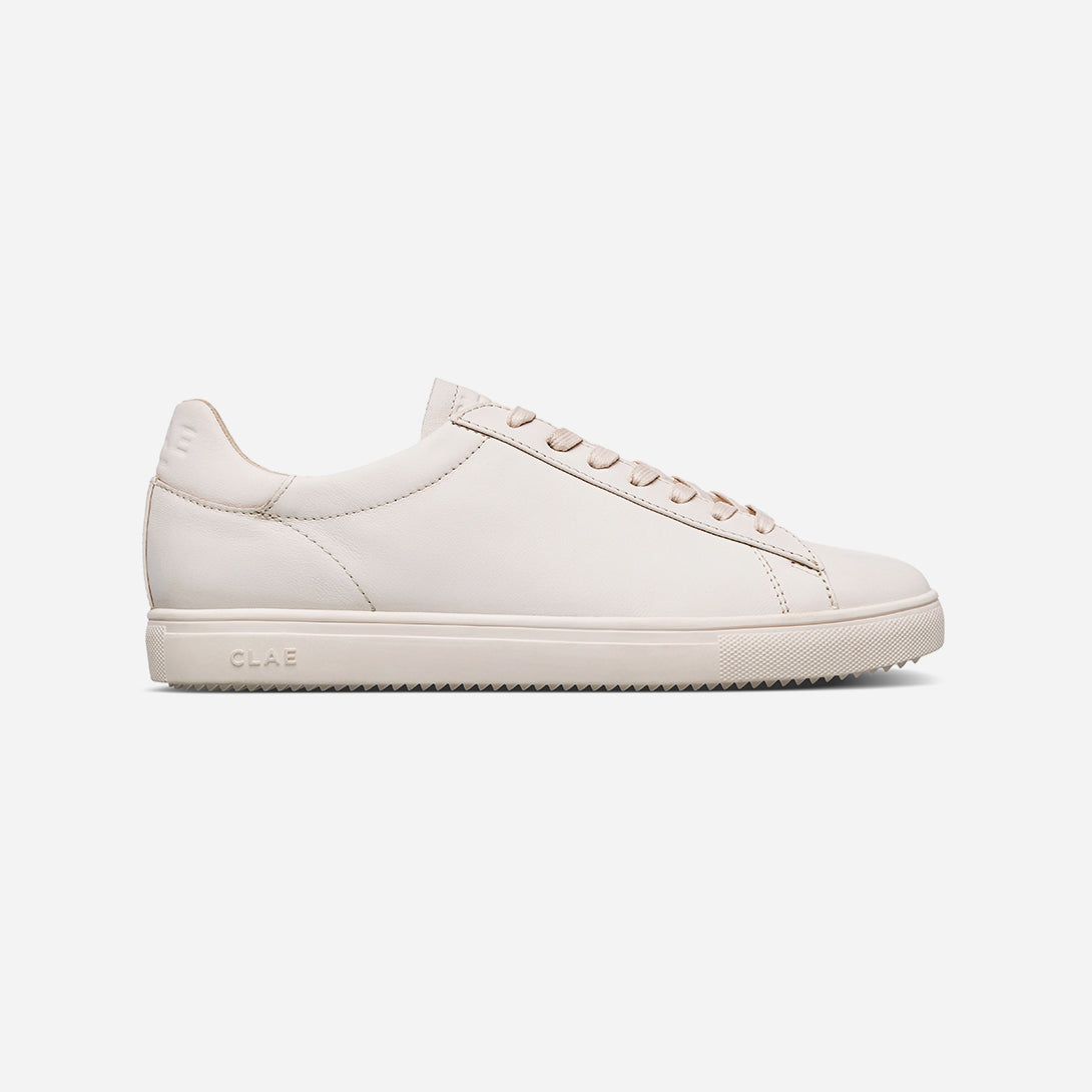 Triple Off White Leather Bradley Clae Vegan Sneakers Clae Los Angeles Fall Winter Clae Shoes
