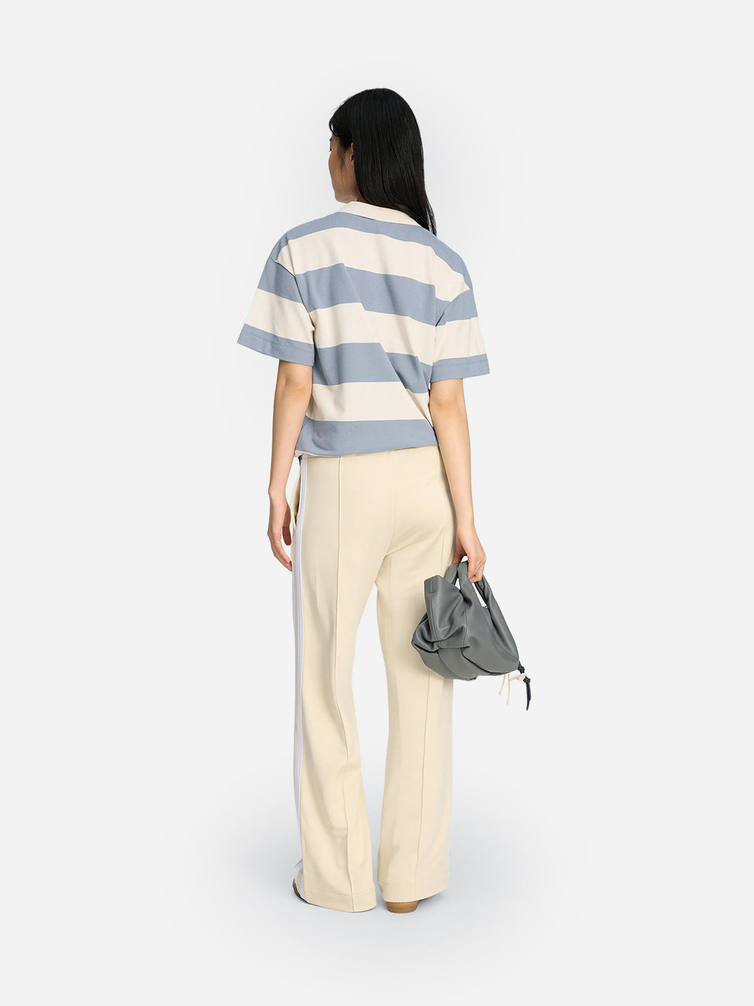 Stripe Blue Baelfire Womens Munthe Striped Polo Shirt