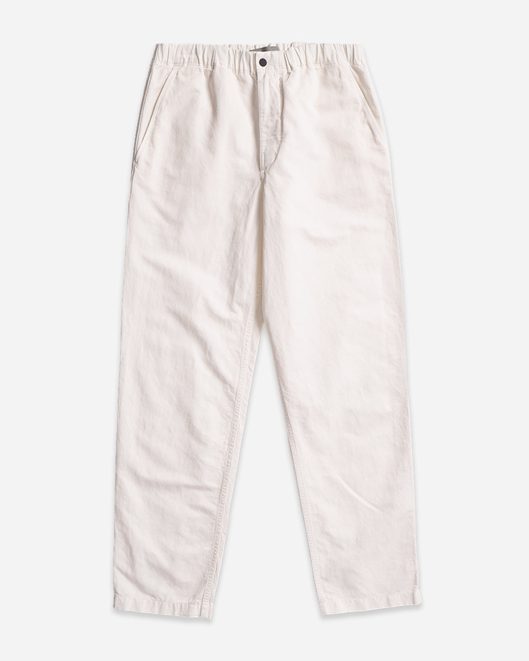 Kit White Ezra Relaxed Cotton Linen Trouser Norse Projects Mens Linen Trouser