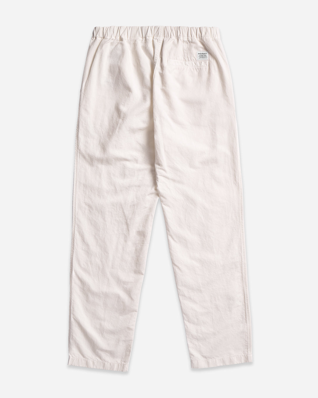 Kit White Ezra Relaxed Cotton Linen Trouser Norse Projects Mens Linen Trouser