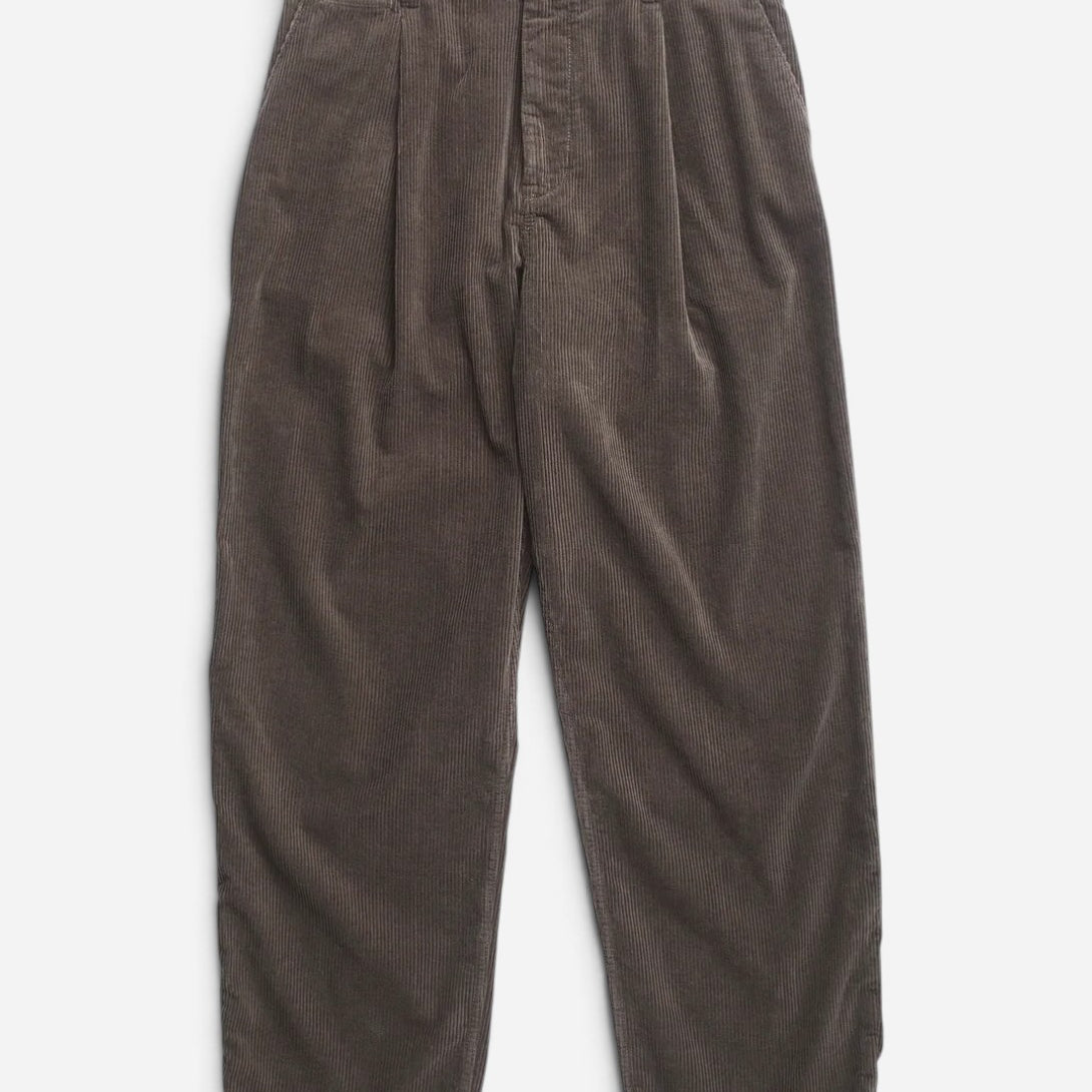 Volda Pleated Wide Wale Corduroy Trouser