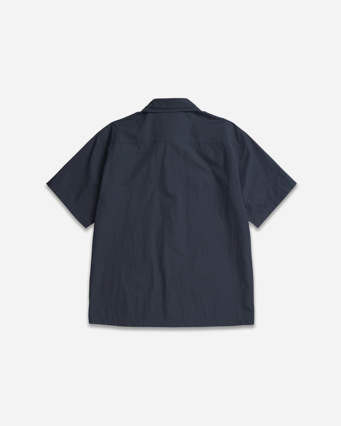 Navy Ivan Tech Poplin SS Shirt Navy Norse Projects Shirt Short Sleeve Button Up