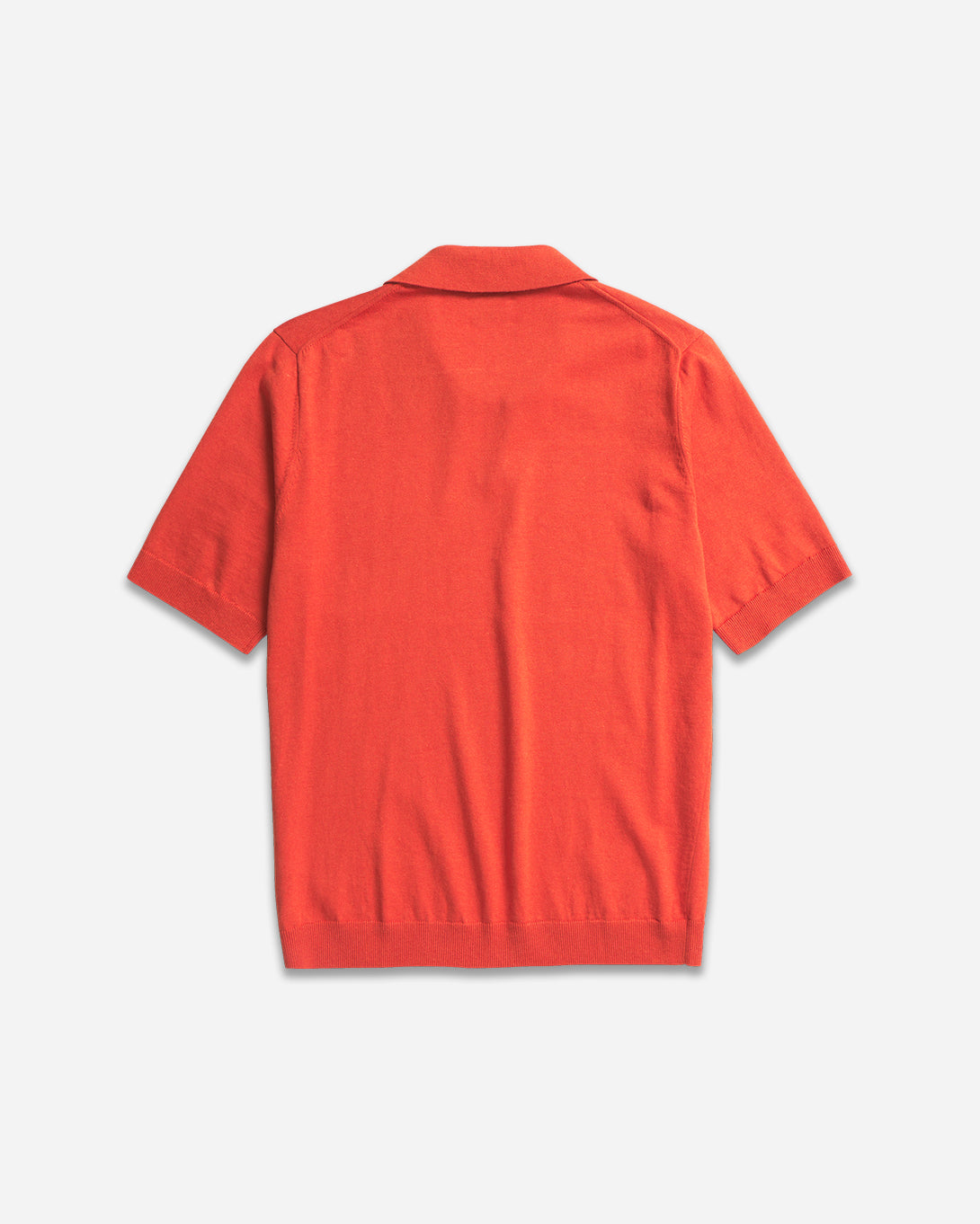 Blood Orange Leif Cotton Linen Polo Mens Linen Polo Norse Projects