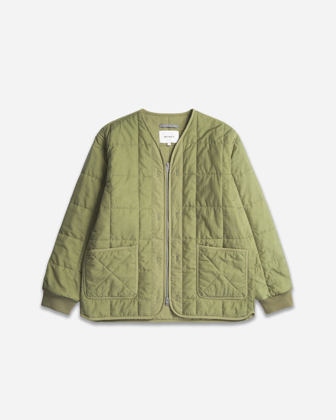 Moss Green Military Liner Jacket Norse Projects Mens Military Jacket
